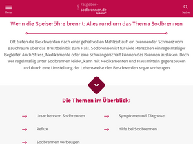 'sodbrennen.de' screenshot