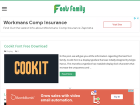 'freefontsfamily.com' screenshot