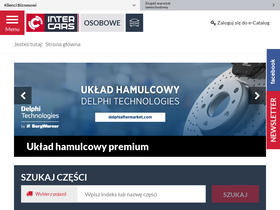 'intercars.com.pl' screenshot