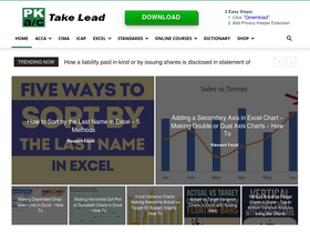 'pakaccountants.com' screenshot