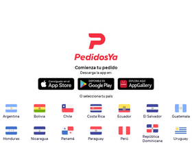 'pedidosya.com' screenshot