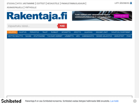 'rakentaja.fi' screenshot