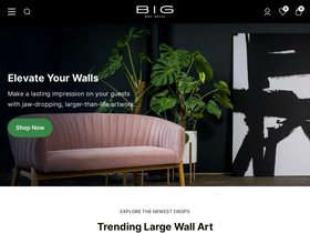 'bigwalldecor.com' screenshot