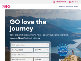 'gorentals.co.nz' screenshot