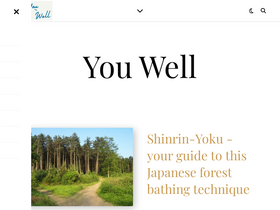 'you-well.co.uk' screenshot