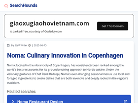 'giaoxugiaohovietnam.com' screenshot