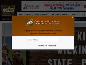 'mycountry955.com' screenshot