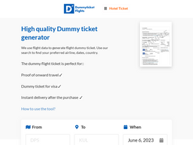 'dummyticket.flights' screenshot