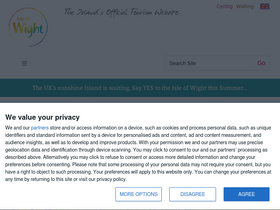 'visitisleofwight.co.uk' screenshot