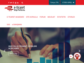 'eticaret.gov.tr' screenshot