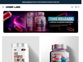 underlabznutrition.com homepage screenshot