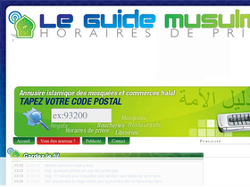 'guidemusulman.com' screenshot
