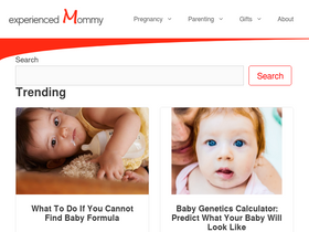 'experiencedmommy.com' screenshot