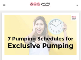 'pumpingmamas.com' screenshot