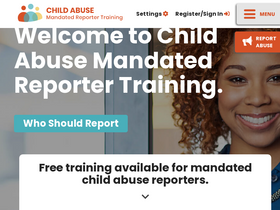 'mandatedreporterca.com' screenshot