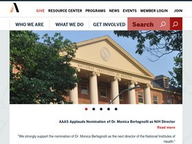 'aaas.org' screenshot