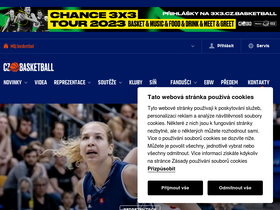 'cz.basketball' screenshot