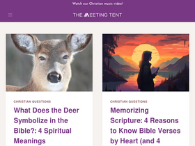 'themeetingtent.com' screenshot