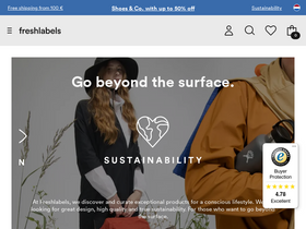 'freshlabels.com' screenshot