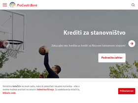 'procreditbank.rs' screenshot
