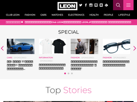 'leon.jp' screenshot