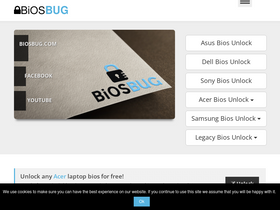 'biosbug.com' screenshot