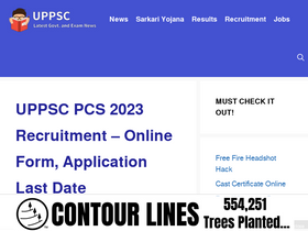 'uppsc.org.in' screenshot