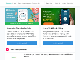 'couponarea.com' screenshot