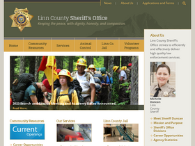 'linnsheriff.org' screenshot