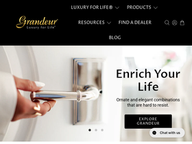 Grandeurhardware homepage screenshot