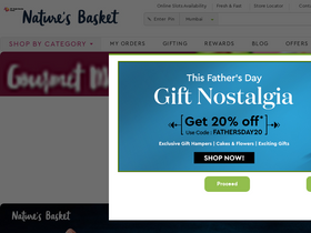 'naturesbasket.co.in' screenshot