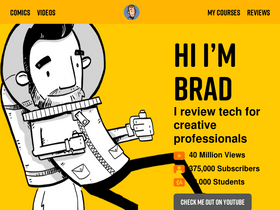 'brad.site' screenshot