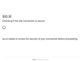'sio.si' screenshot