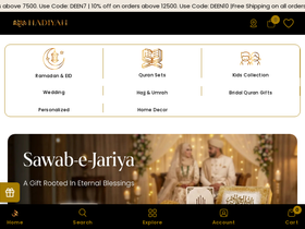 Hadiyah Gifting homepage screenshot