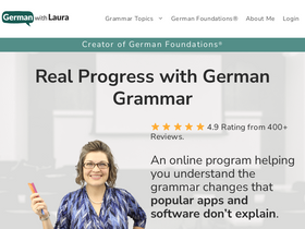 'germanwithlaura.com' screenshot