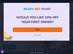 'readysetfood.com' screenshot