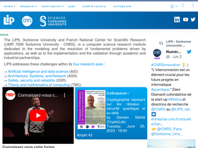 'lip6.fr' screenshot
