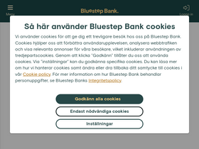 'bluestep.se' screenshot