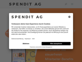 'spendit.de' screenshot