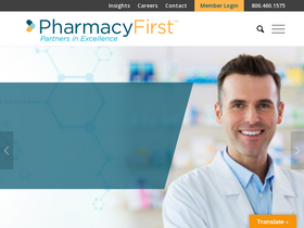 'pharmacyfirst.com' screenshot