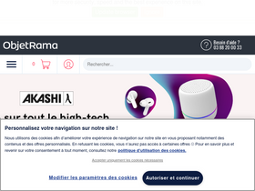 'objetrama.fr' screenshot