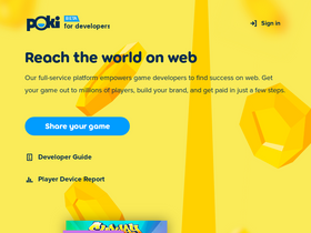 GDBAY on X: THKS to @Poki for supporting us as Silver Sponsor. Long Live  The Web! @Poki is on a mission to create the ultimate online playground: a  platform for play where