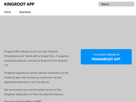 'kingrootofficial.com' screenshot