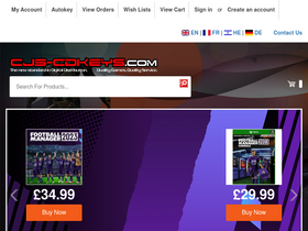 'cjs-cdkeys.com' screenshot