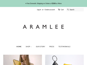 aramlee.com homepage screenshot