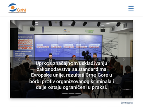 'cemi.org.me' screenshot