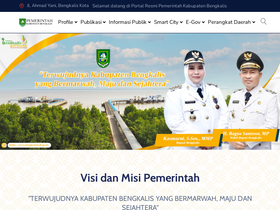 'bengkaliskab.go.id' screenshot