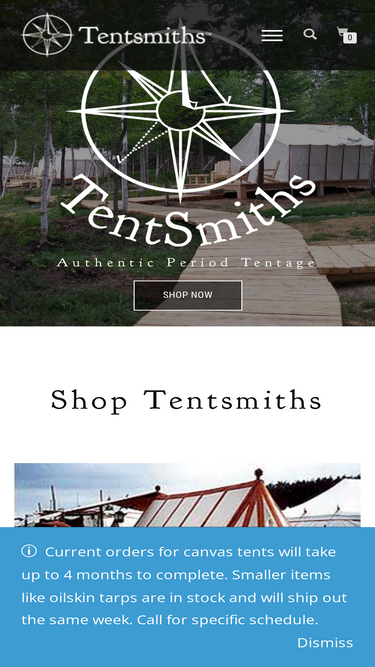 tentsmiths.com