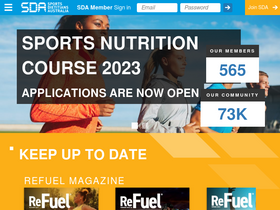 'sportsdietitians.com.au' screenshot