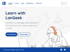 'langeek.co' screenshot